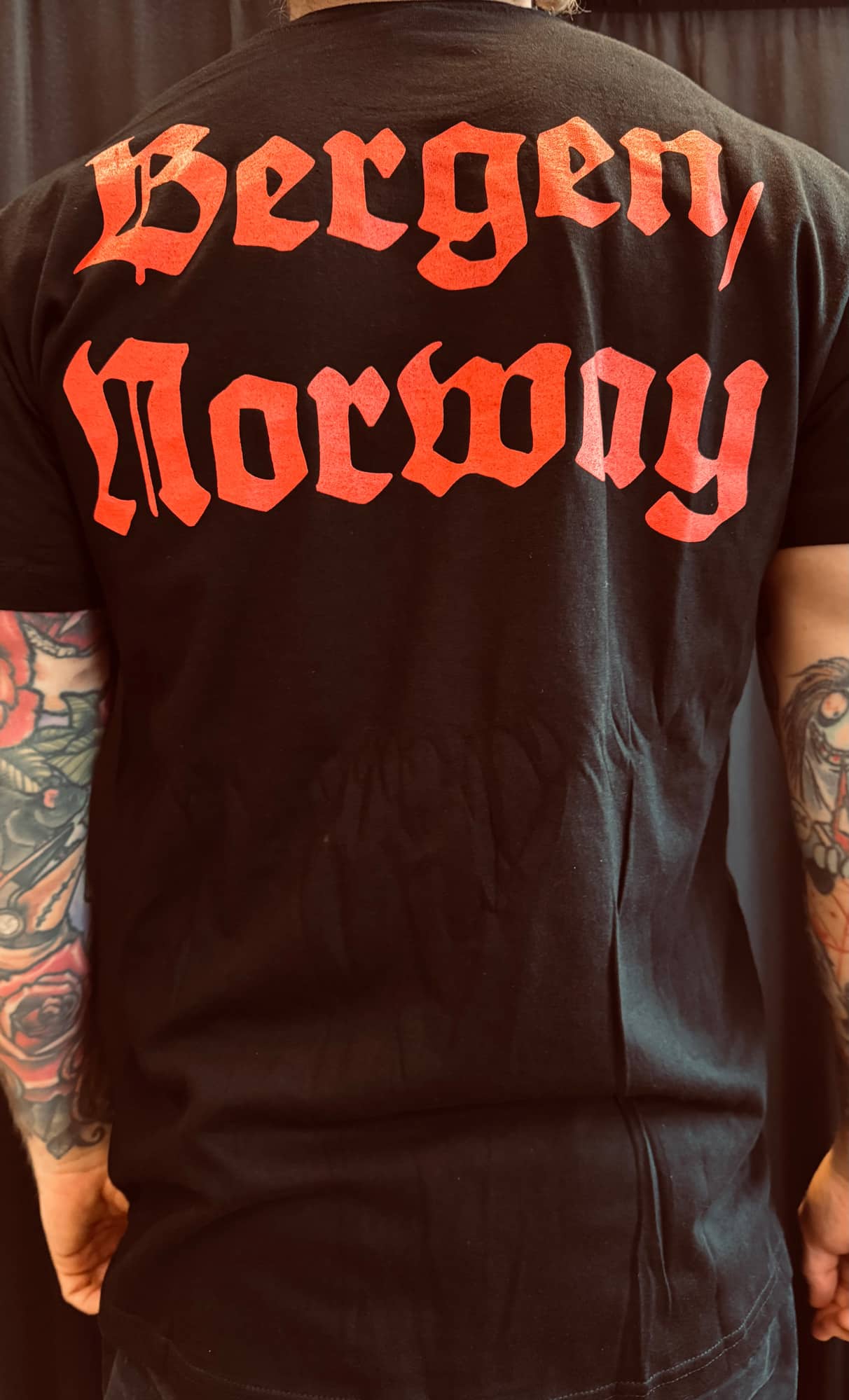 Beyond the Gates 2025 Fantoft t-shirt backside