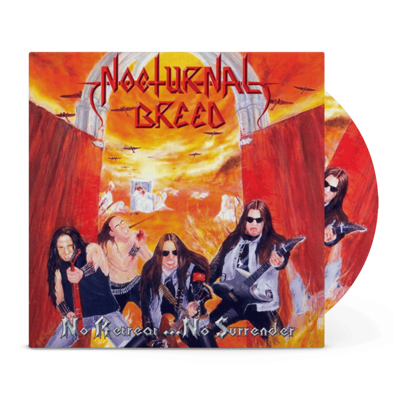 Nocturnal breed - No retreat ..No Surrender - LP cover