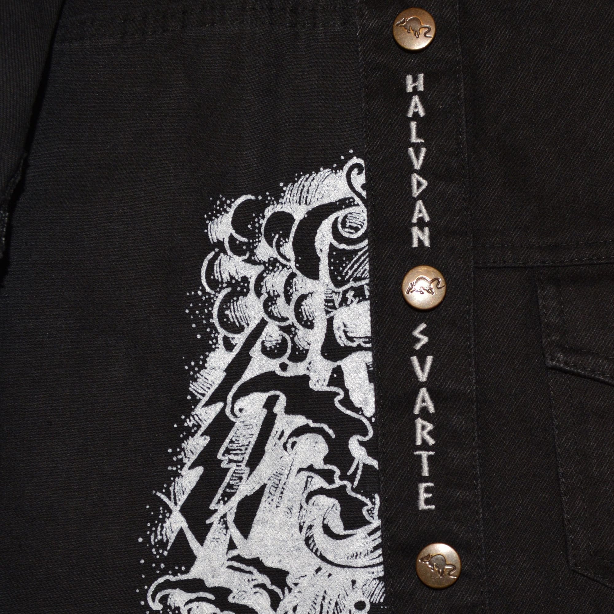 Koldbrann denim jacket detail