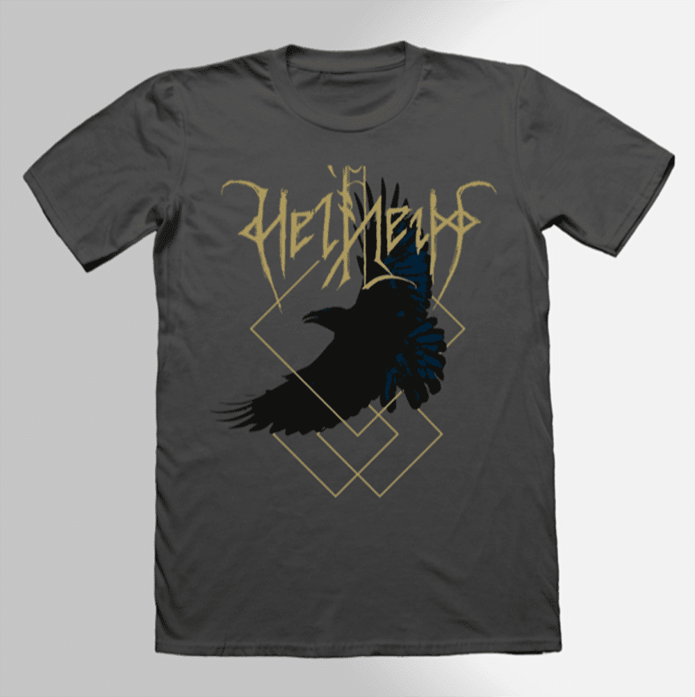 Helheim tshirt with raven