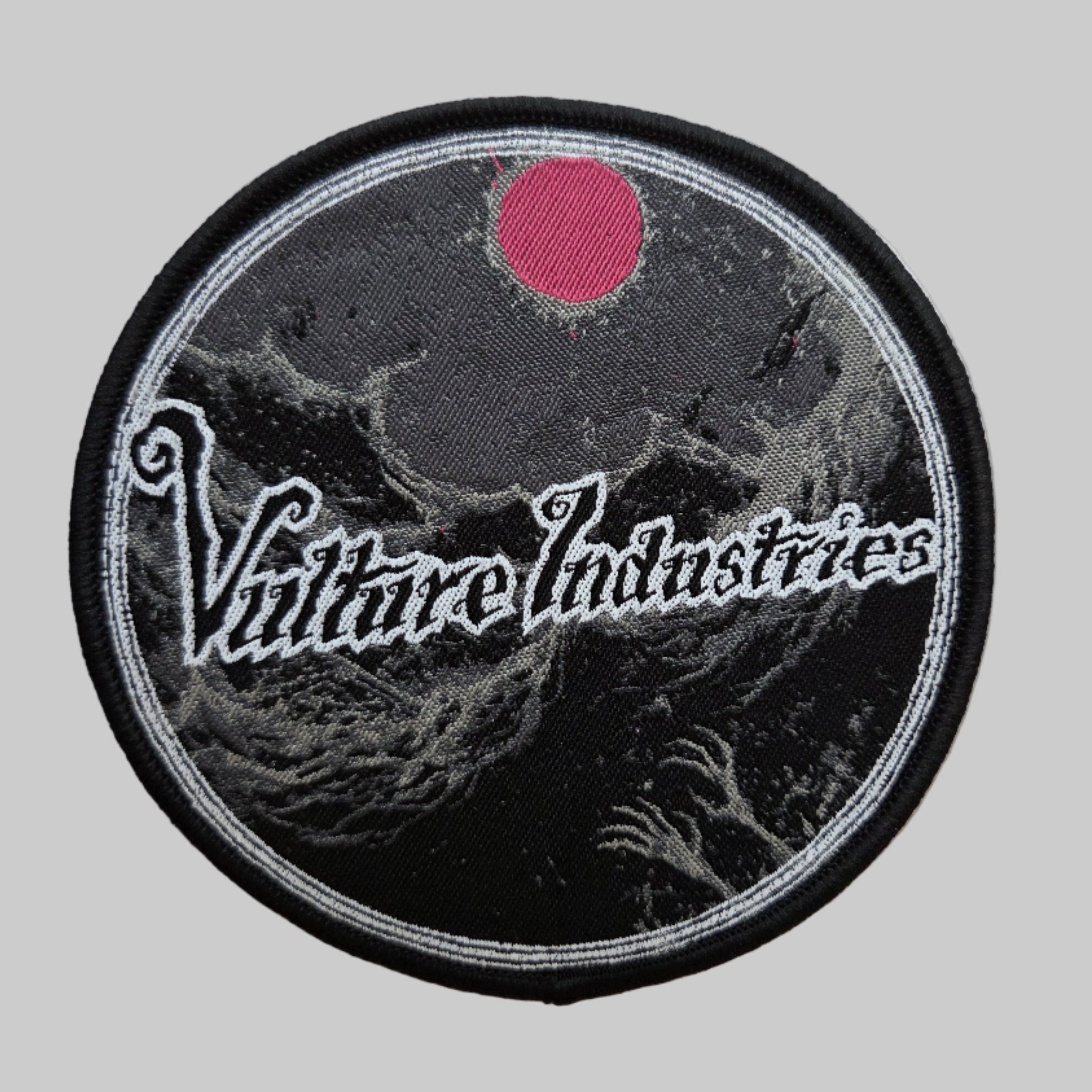 Ghosts from the past round patch black border