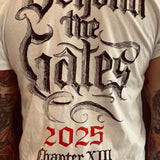 Beyond the Gates 2025 Demons t-shirt backside
