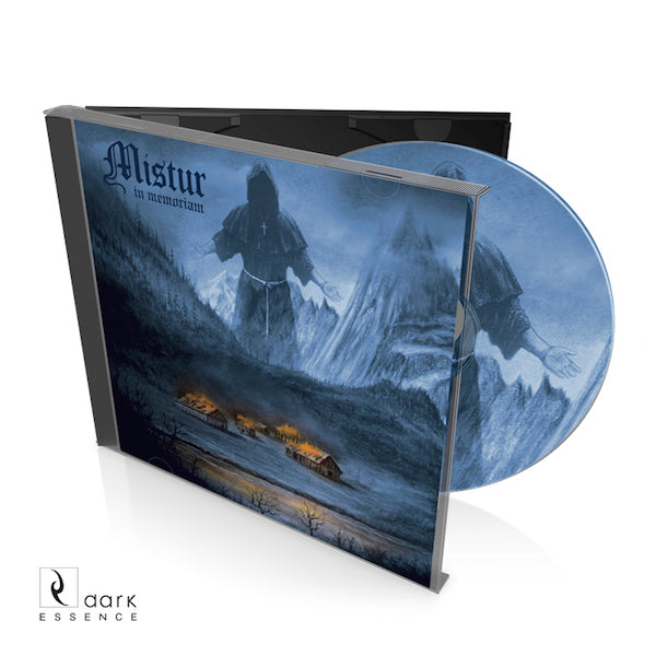 Norwegian Black Metal band Mistur - In Memoriam cd cover
