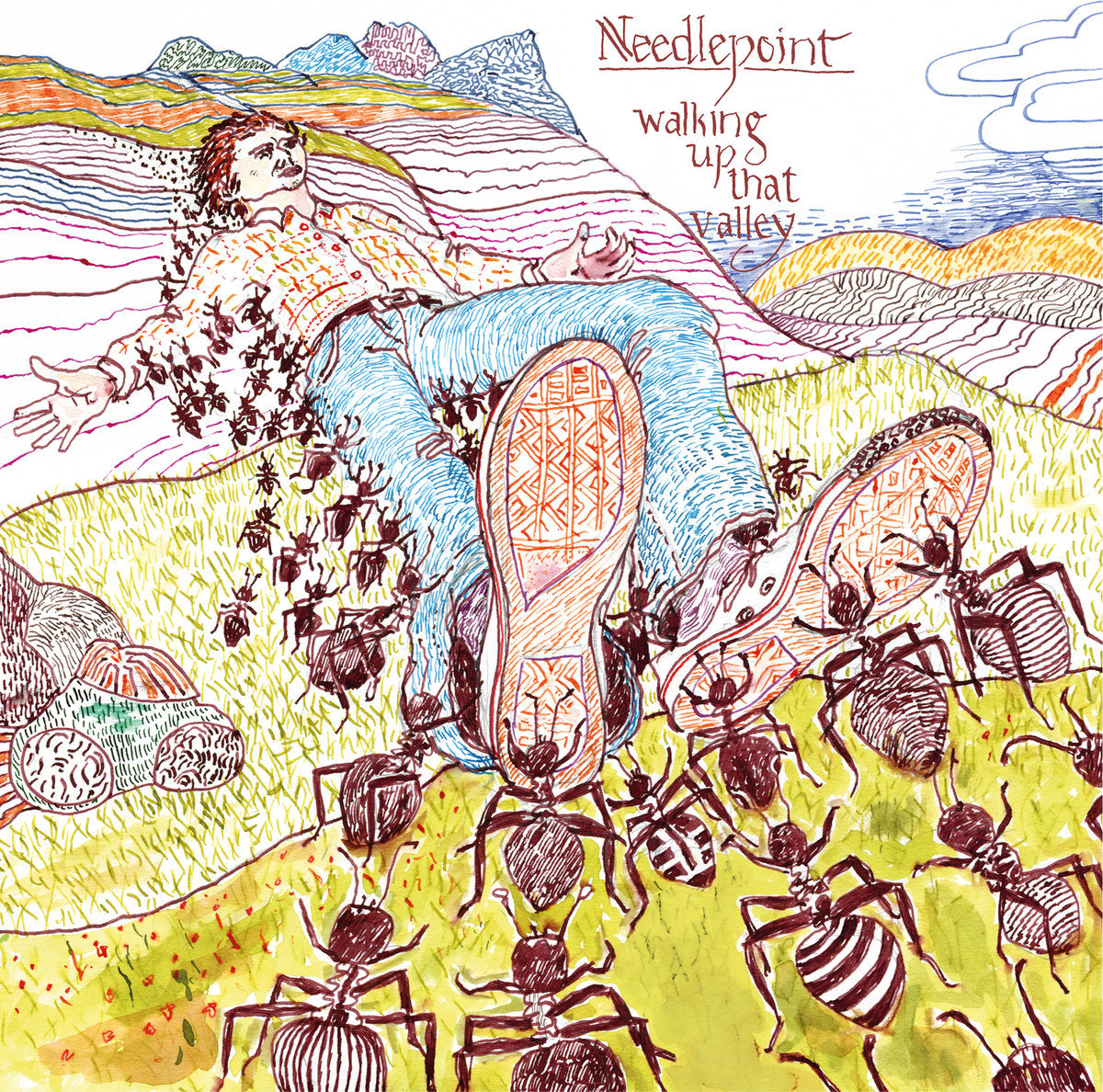 Needlepoint - Walking Up That Valley - LP