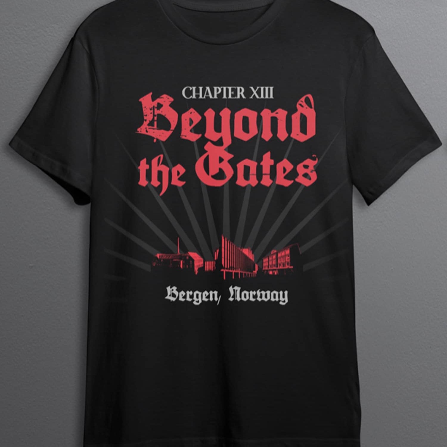 Beyond the Gates 2025 Grieghallen t-shirt