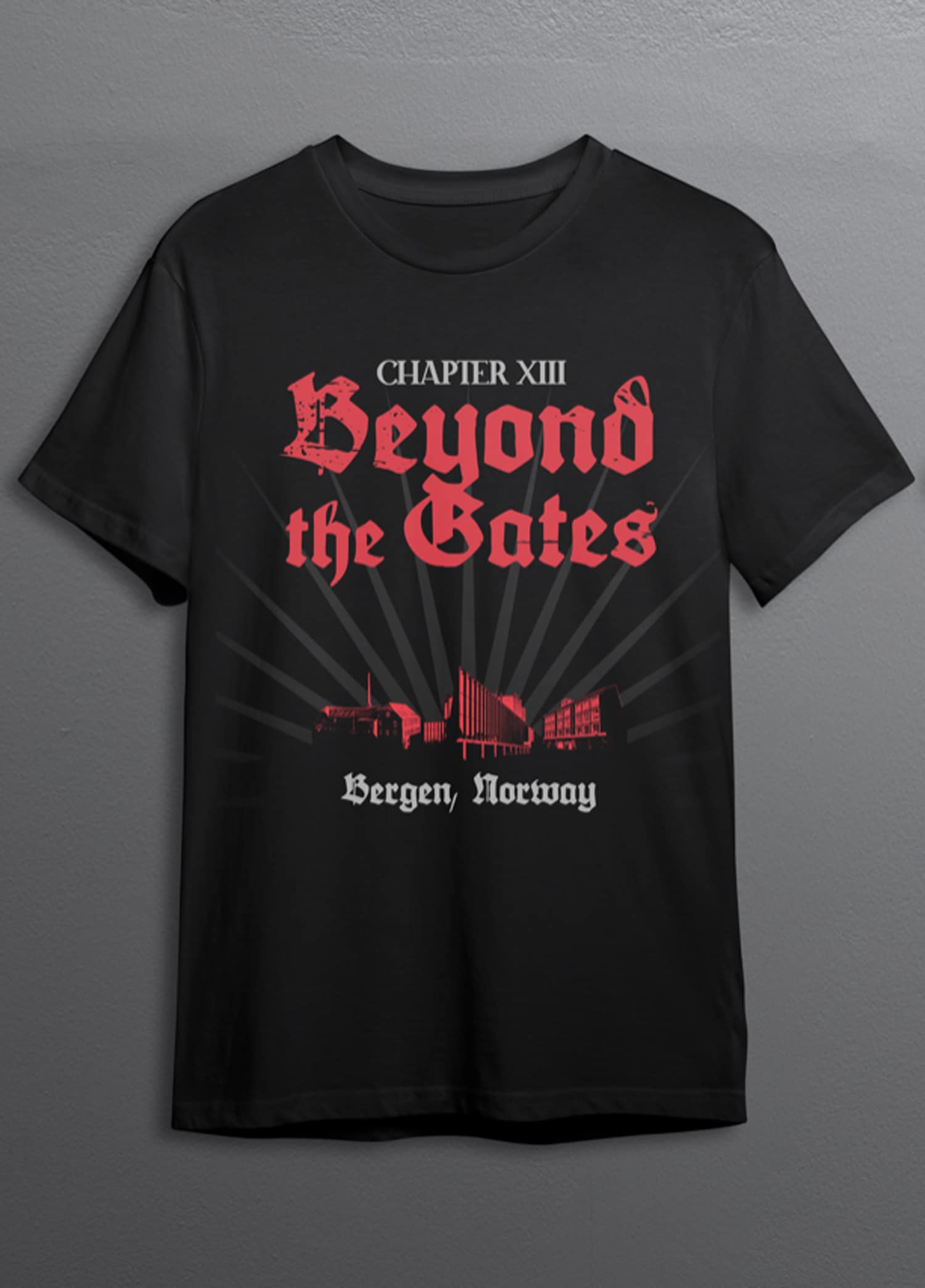 Beyond the Gates 2025 Grieghallen t-shirt