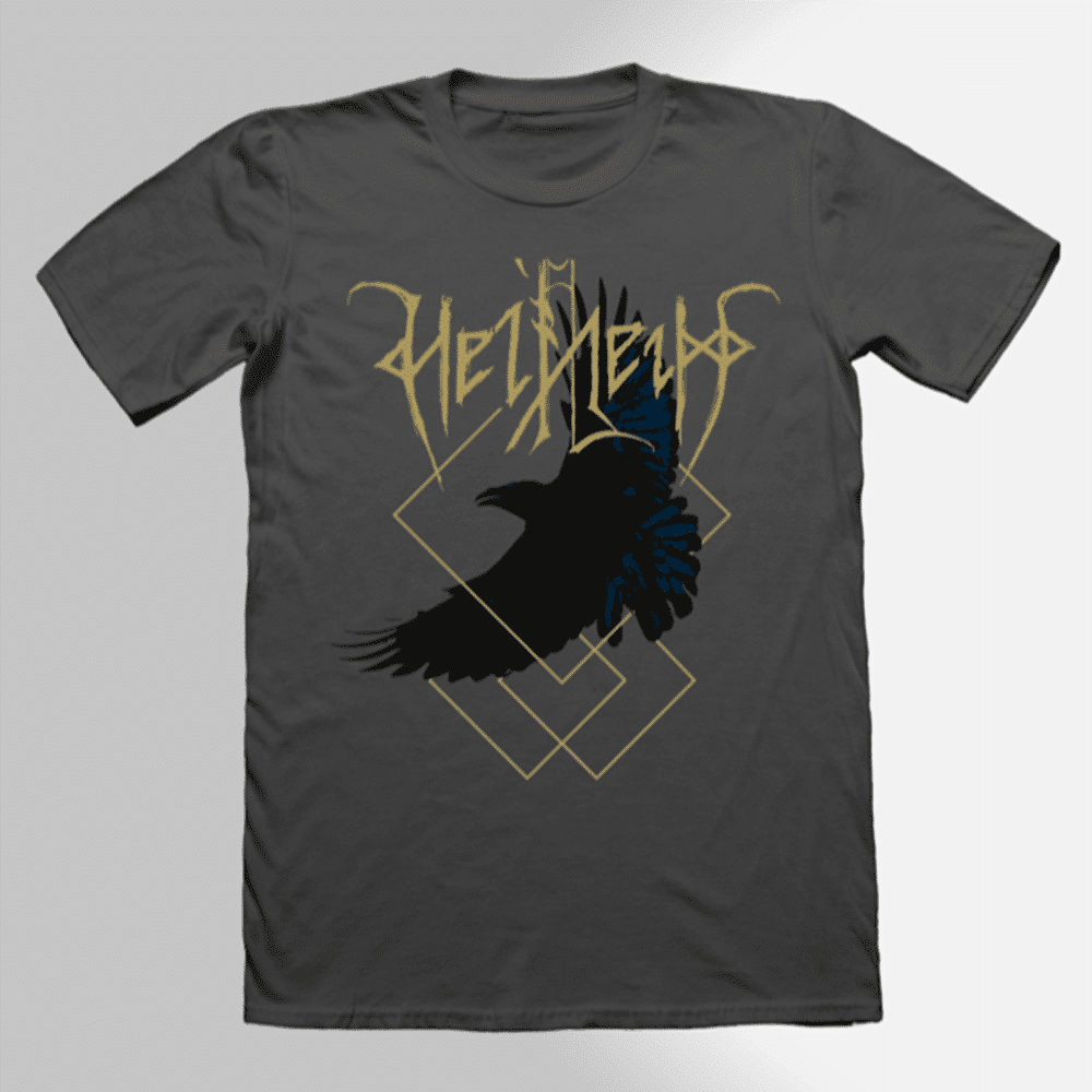 Helheim tshirt with raven