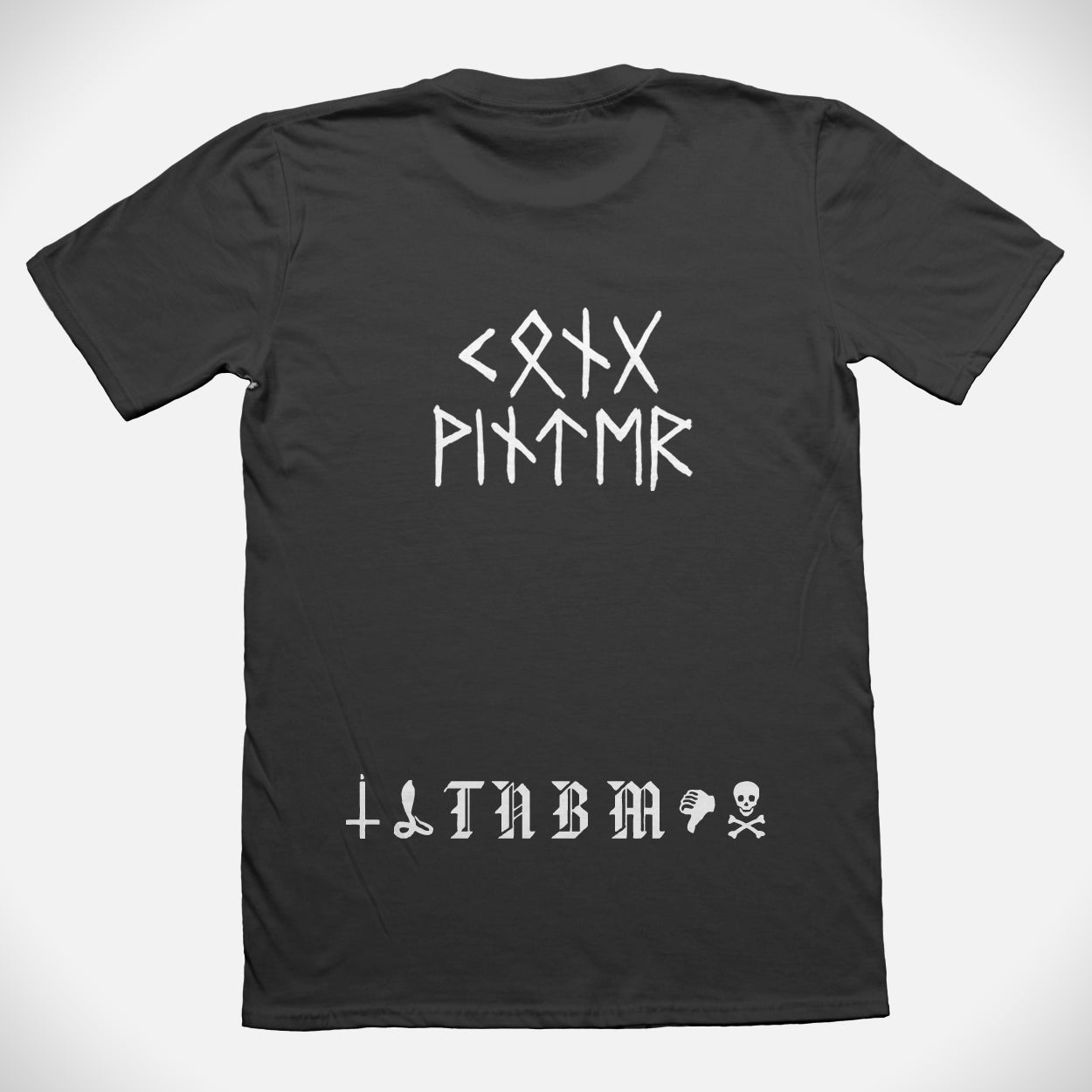 Tshirt back with Norwegian Black Metal band Taake 